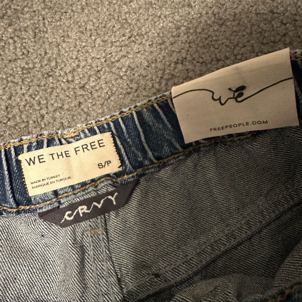 NWT Free People CRVY Outlaw Wide-Leg Jeans - Picture 3 of 3